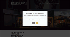 Desktop Screenshot of batchwinery.com