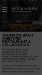 Mobile Screenshot of batchwinery.com